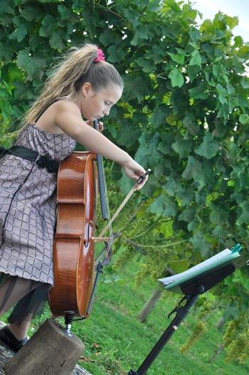 Italia Raimond Jones on cello. Photo by loblolly.biz