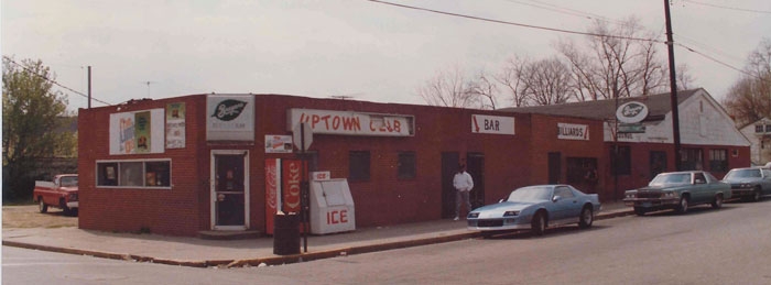 The Upton Club on the corner of Calvert Street and College Avenue. The Club closed in 1988 after almost three decades at this location.
