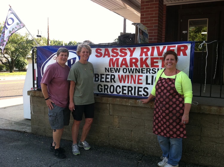 Debbie King, Cricket Beck and Nancy Beck are the new owners of Sassy River Market.