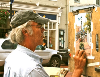 Dennis Young is known for his plein air work.