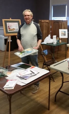 Steve Bleinberger offers painting class at the QAC Centre for the Arts
