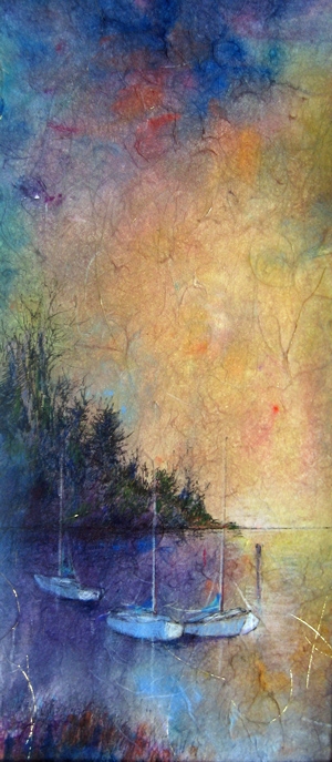 "Evening Mooring" by Judy Primoff