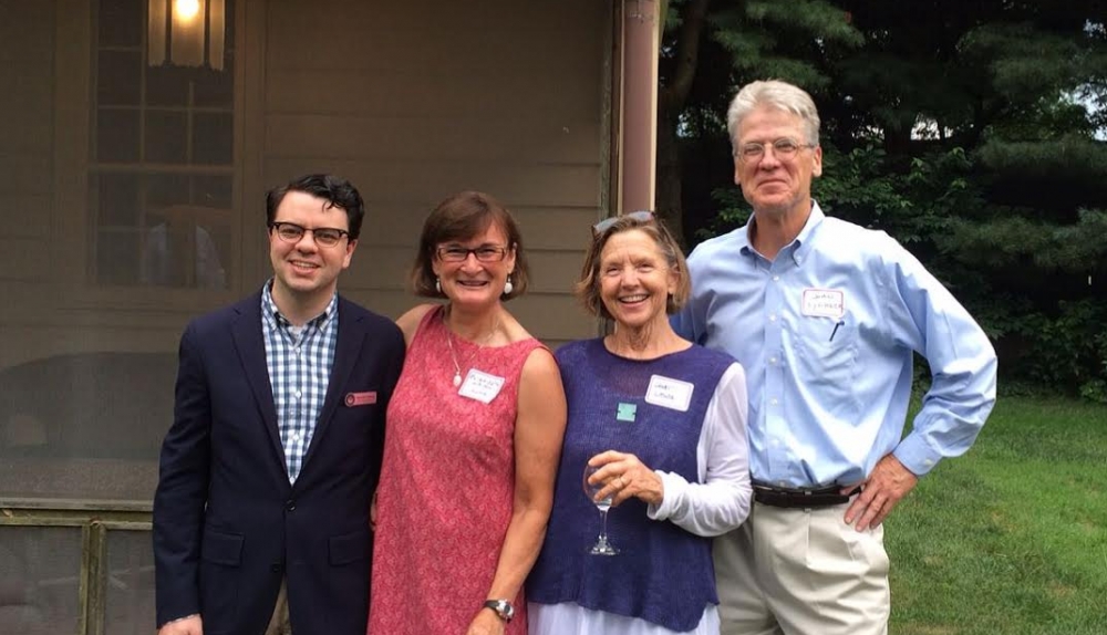 Nicholas Redding, Executive Director of Preservation Maryland(far left) Kent Conservation and Preservation Alliance(KCPA), Secretary Elizabeth Watson(second from the left) Janet Christensen-Lewis, Chair(second from the right) and John Lysinger(right) Board Member.