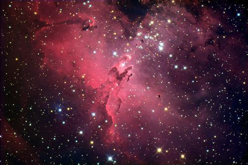 Messier 16, Eagle Nebula. Mt. Lemmon 24 inch R-C, LRGB, original frames by Adam Block, processing by JDS.